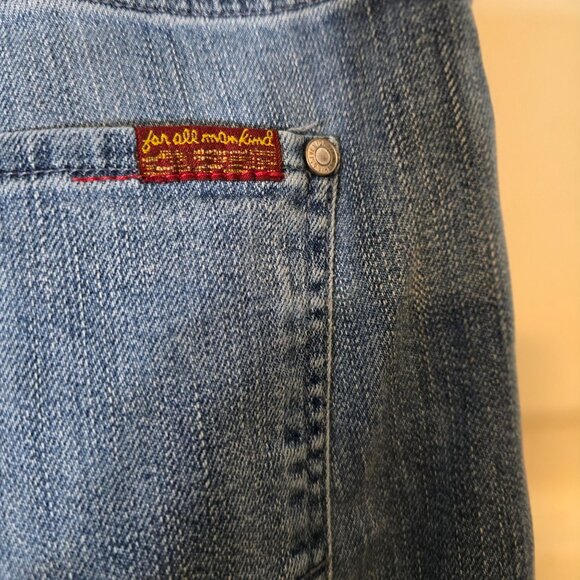 7 For All Mankind Foolproof Denim Jeans Size 40 Men's Slimmy Straight Leg - Picture 5 of 8